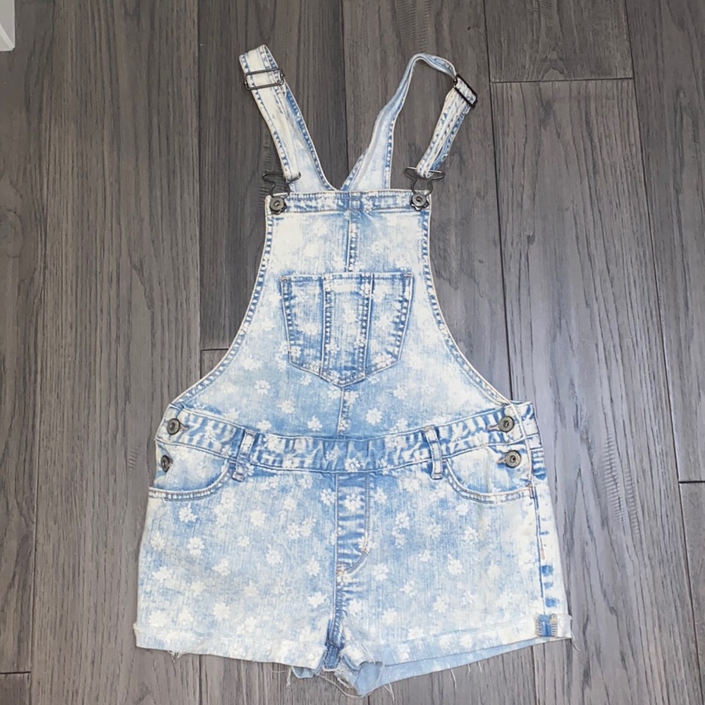 LIKE NEW Abercrombie Kids Denim Romper